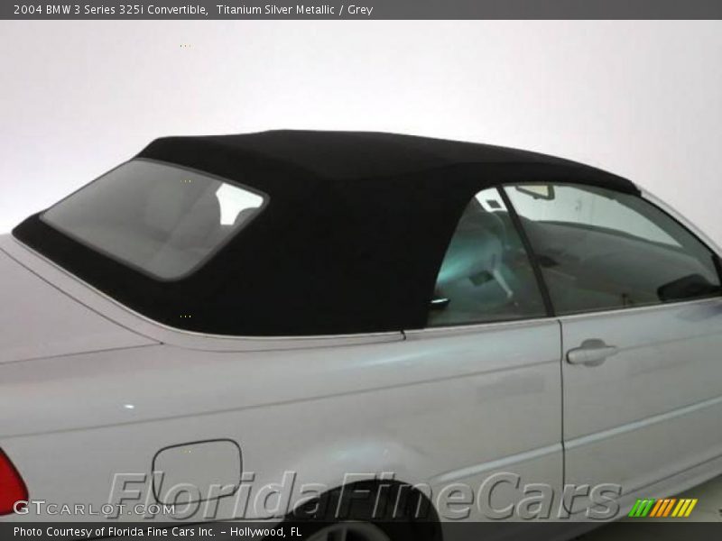 Titanium Silver Metallic / Grey 2004 BMW 3 Series 325i Convertible