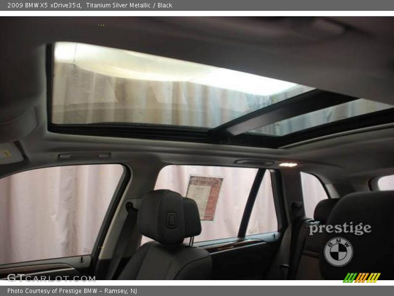 Titanium Silver Metallic / Black 2009 BMW X5 xDrive35d