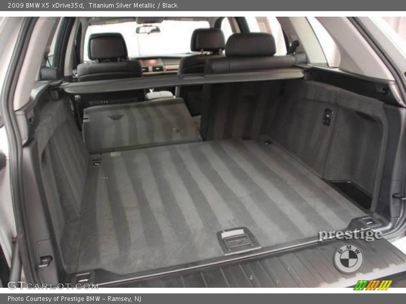 Titanium Silver Metallic / Black 2009 BMW X5 xDrive35d
