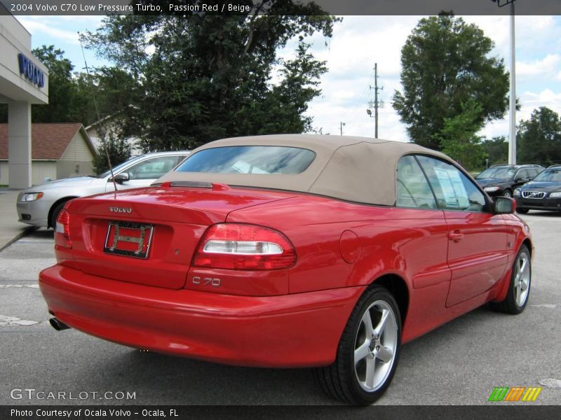 Passion Red / Beige 2004 Volvo C70 Low Pressure Turbo
