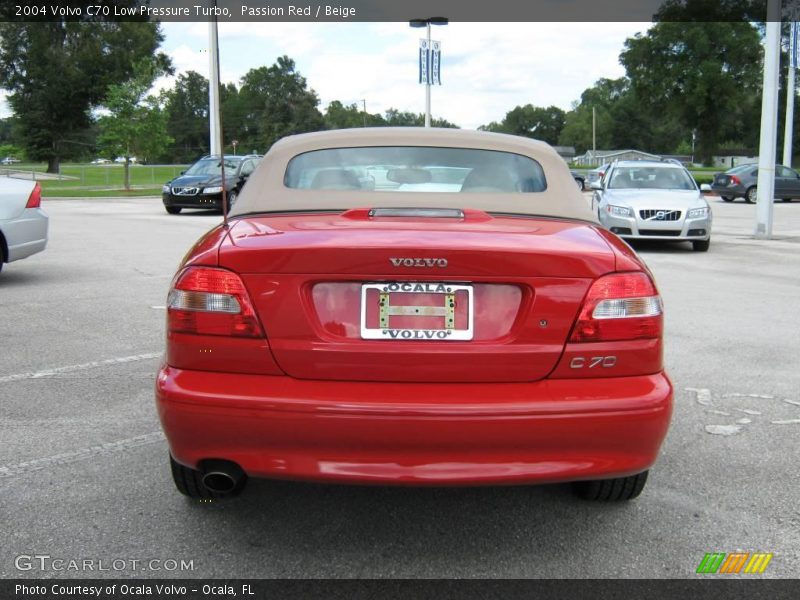 Passion Red / Beige 2004 Volvo C70 Low Pressure Turbo