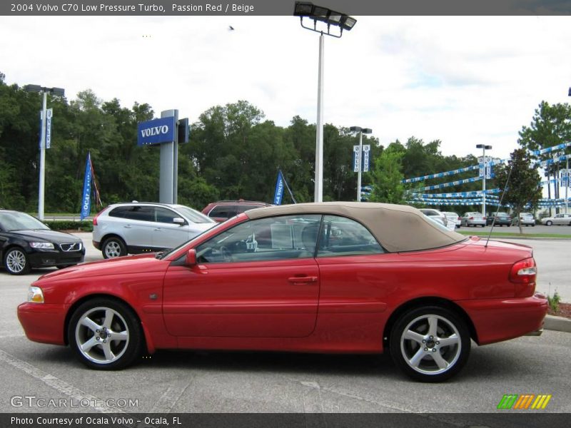 Passion Red / Beige 2004 Volvo C70 Low Pressure Turbo