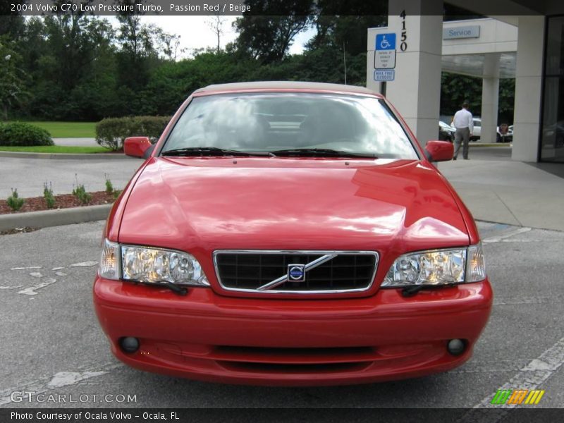 Passion Red / Beige 2004 Volvo C70 Low Pressure Turbo