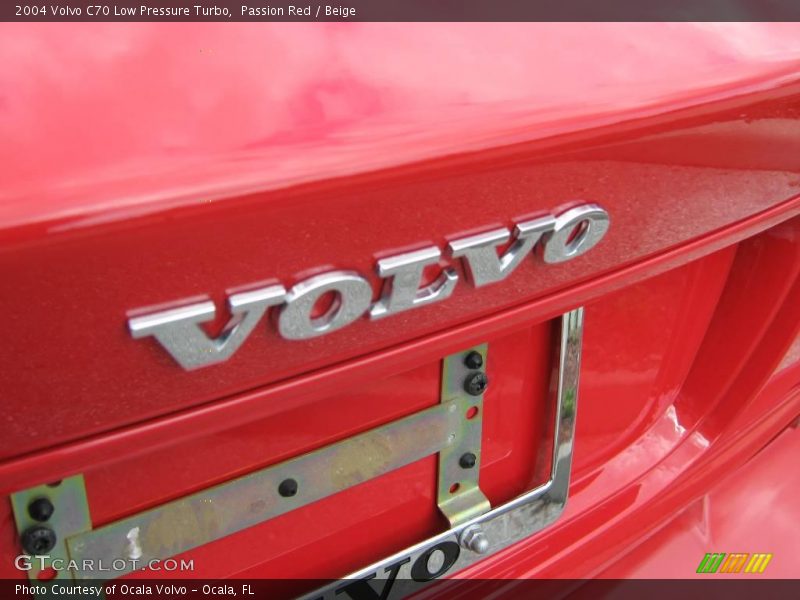 Passion Red / Beige 2004 Volvo C70 Low Pressure Turbo