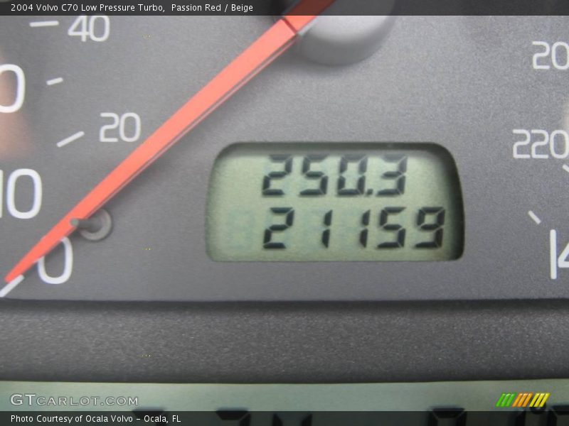 Passion Red / Beige 2004 Volvo C70 Low Pressure Turbo