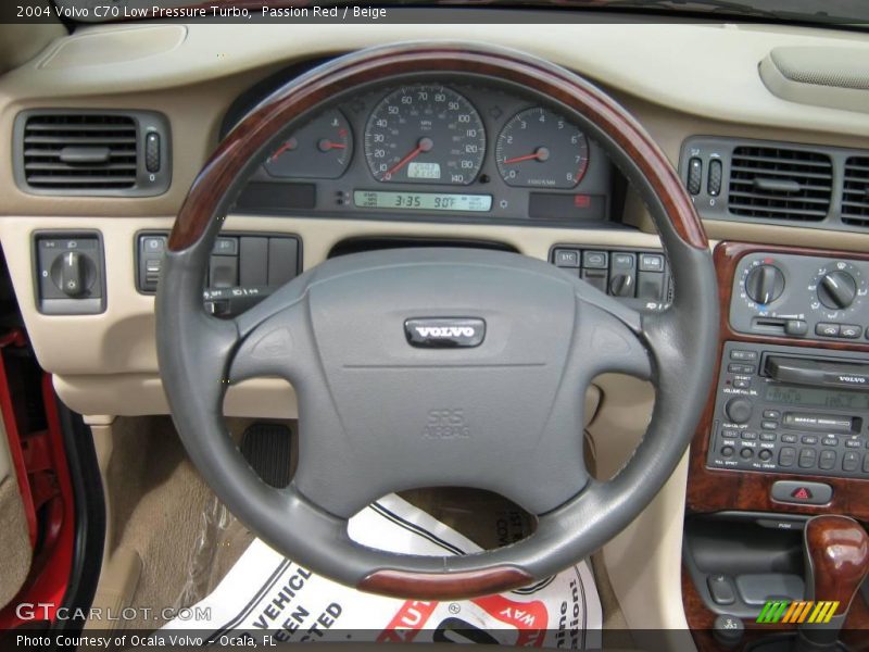 Passion Red / Beige 2004 Volvo C70 Low Pressure Turbo