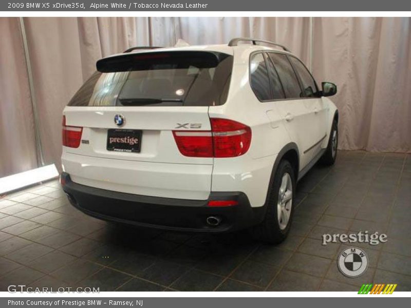 Alpine White / Tobacco Nevada Leather 2009 BMW X5 xDrive35d