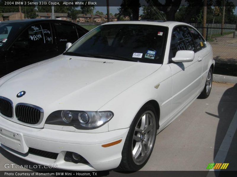 Alpine White / Black 2004 BMW 3 Series 330i Coupe