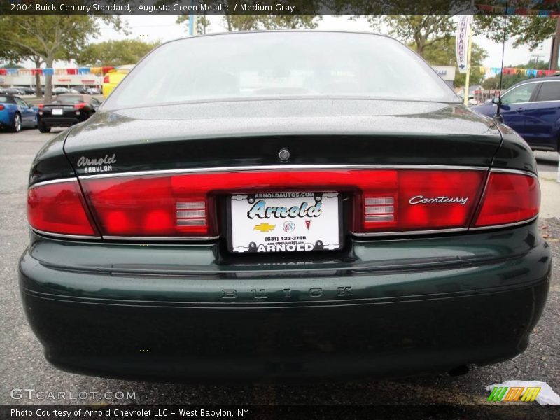 Augusta Green Metallic / Medium Gray 2004 Buick Century Standard