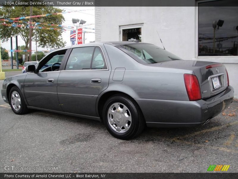 Thunder Gray / Black 2004 Cadillac DeVille Sedan