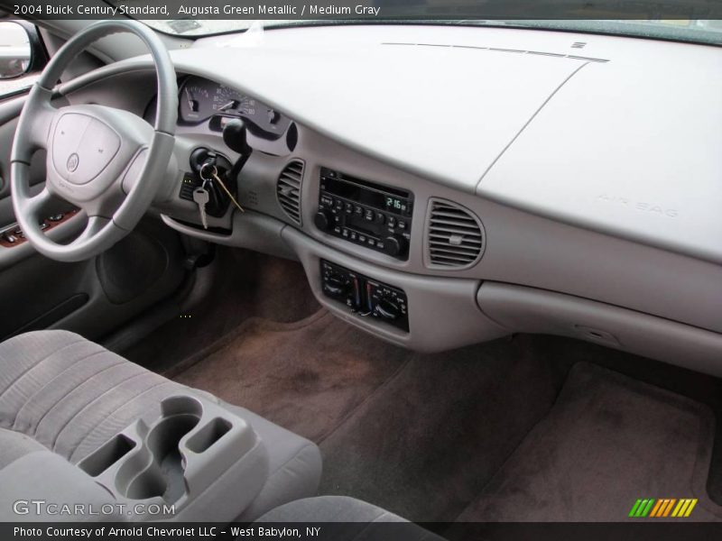 Augusta Green Metallic / Medium Gray 2004 Buick Century Standard