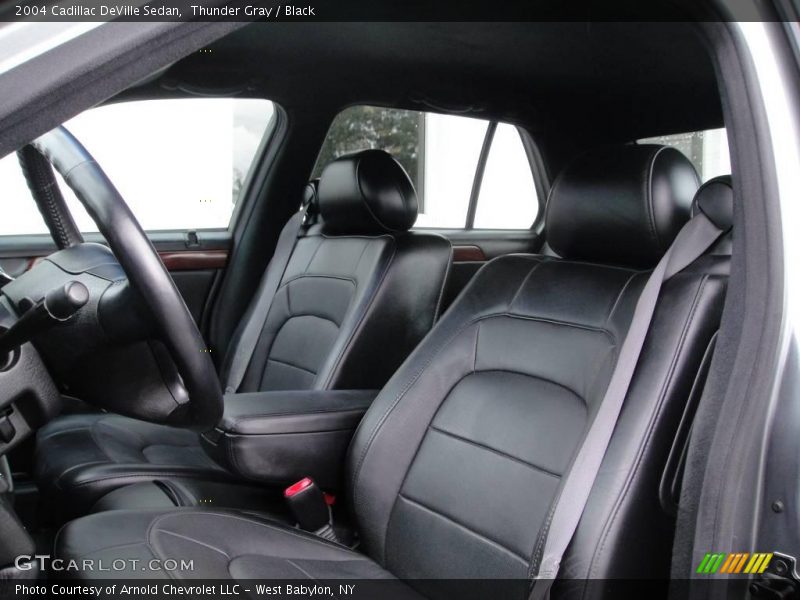 Thunder Gray / Black 2004 Cadillac DeVille Sedan