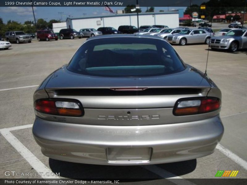 Light Pewter Metallic / Dark Gray 1999 Chevrolet Camaro Coupe