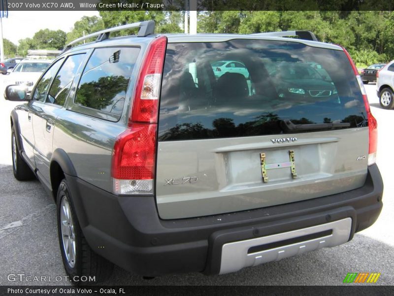 Willow Green Metallic / Taupe 2007 Volvo XC70 AWD