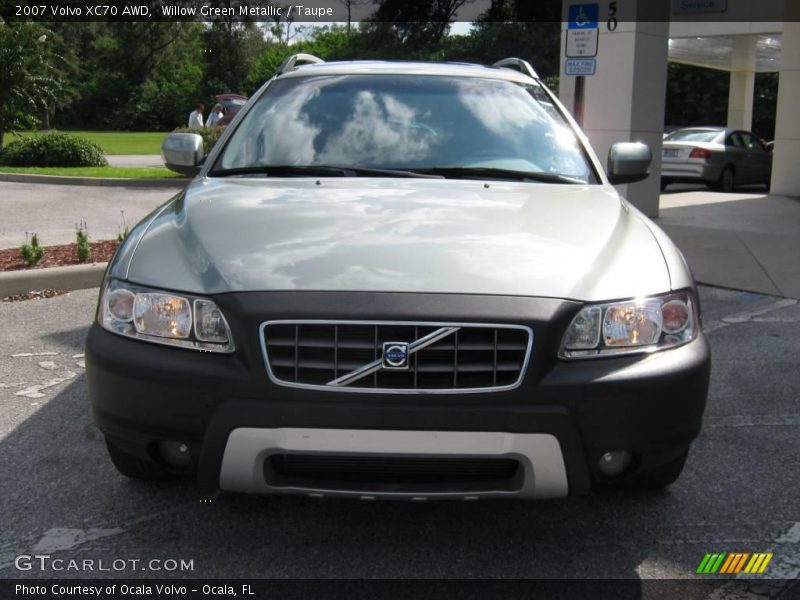 Willow Green Metallic / Taupe 2007 Volvo XC70 AWD