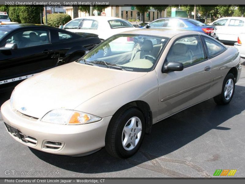 Sandrift Metallic / Neutral 2002 Chevrolet Cavalier Coupe