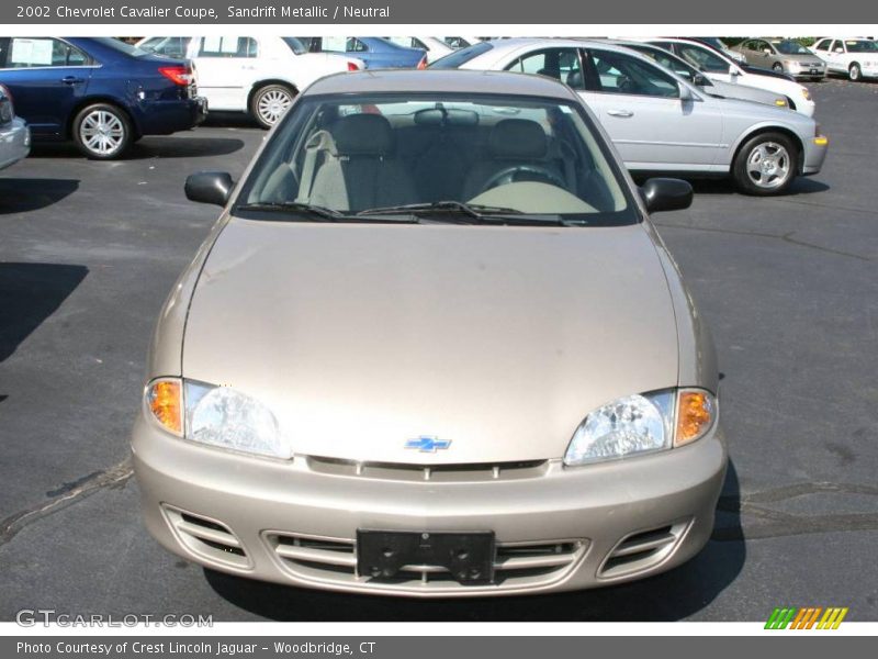 Sandrift Metallic / Neutral 2002 Chevrolet Cavalier Coupe