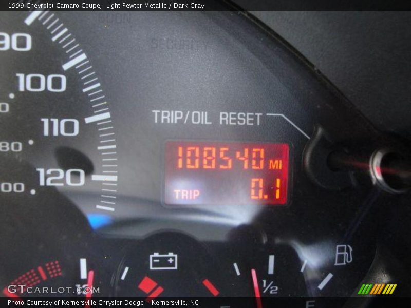 Light Pewter Metallic / Dark Gray 1999 Chevrolet Camaro Coupe