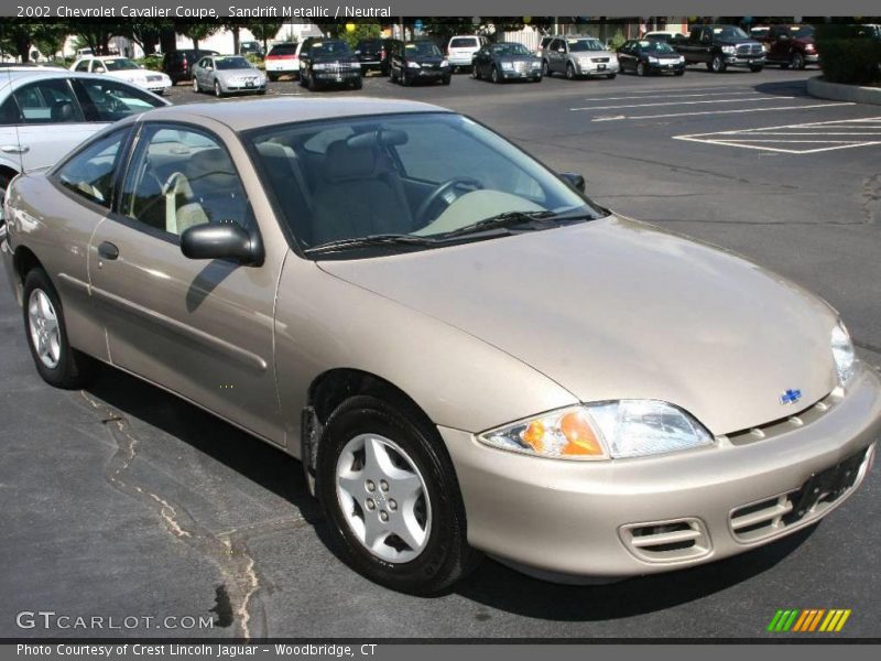 Sandrift Metallic / Neutral 2002 Chevrolet Cavalier Coupe