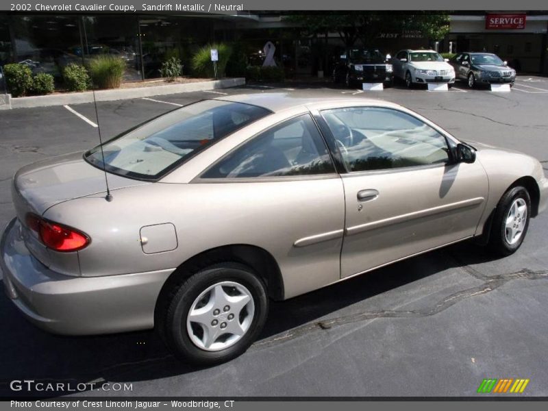Sandrift Metallic / Neutral 2002 Chevrolet Cavalier Coupe