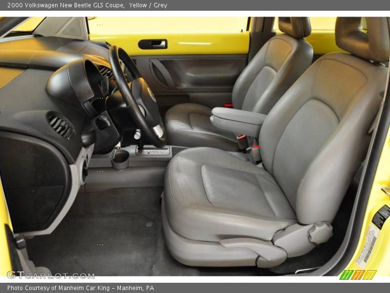 Yellow / Grey 2000 Volkswagen New Beetle GLS Coupe