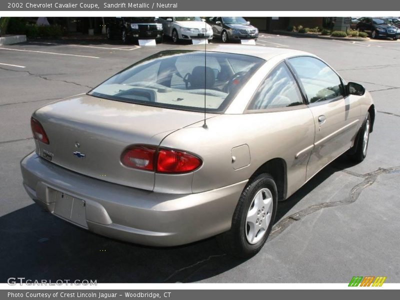 Sandrift Metallic / Neutral 2002 Chevrolet Cavalier Coupe