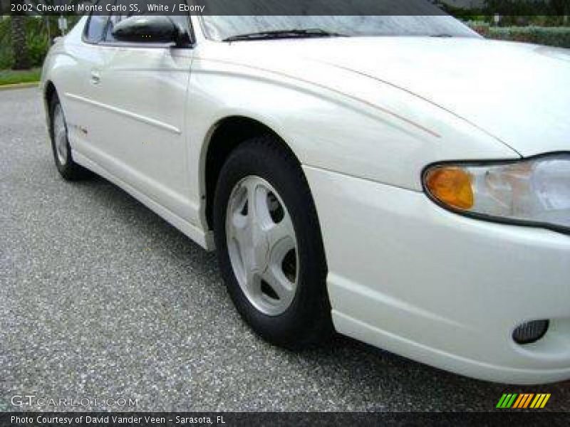White / Ebony 2002 Chevrolet Monte Carlo SS