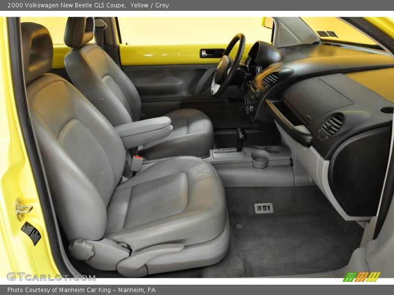 Yellow / Grey 2000 Volkswagen New Beetle GLS Coupe