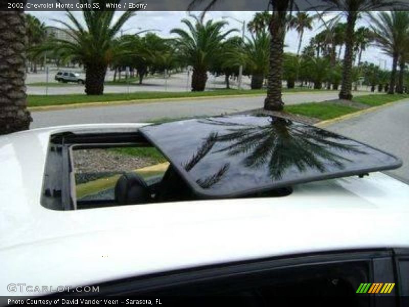 White / Ebony 2002 Chevrolet Monte Carlo SS