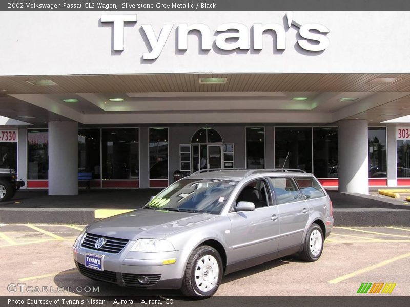 Silverstone Grey Metallic / Black 2002 Volkswagen Passat GLS Wagon