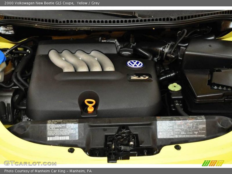 Yellow / Grey 2000 Volkswagen New Beetle GLS Coupe
