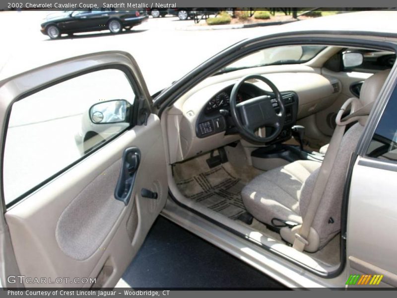 Sandrift Metallic / Neutral 2002 Chevrolet Cavalier Coupe