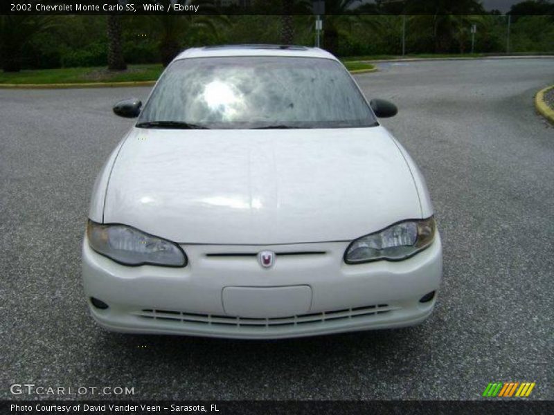 White / Ebony 2002 Chevrolet Monte Carlo SS