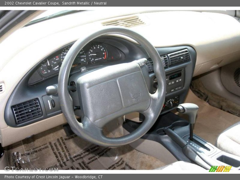 Sandrift Metallic / Neutral 2002 Chevrolet Cavalier Coupe