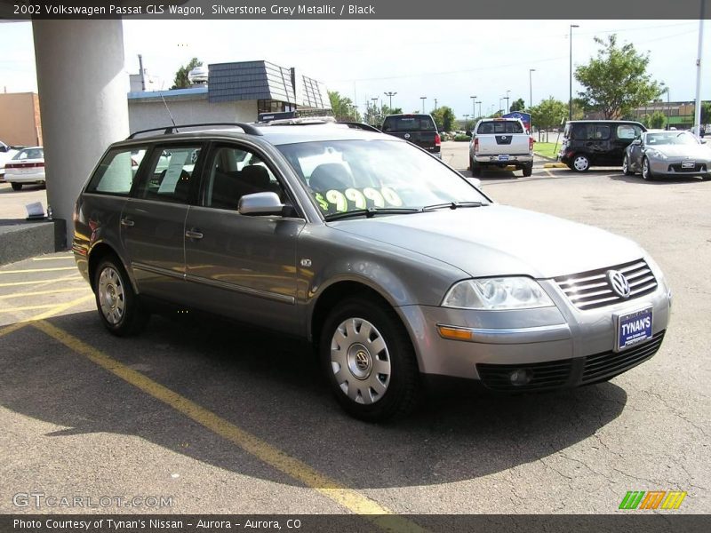Silverstone Grey Metallic / Black 2002 Volkswagen Passat GLS Wagon