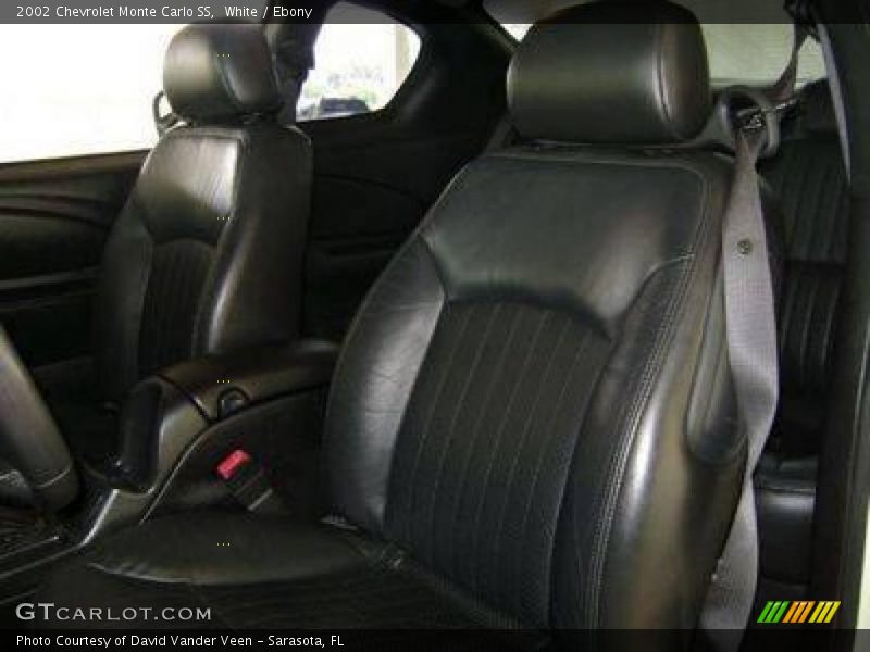 White / Ebony 2002 Chevrolet Monte Carlo SS