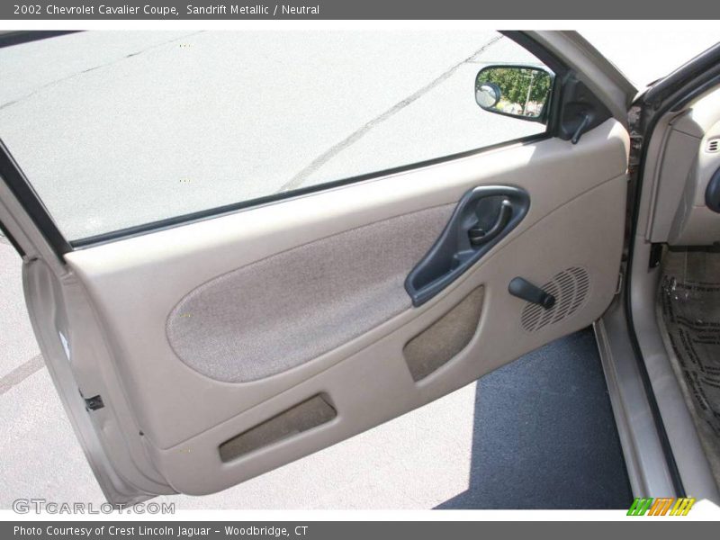 Sandrift Metallic / Neutral 2002 Chevrolet Cavalier Coupe