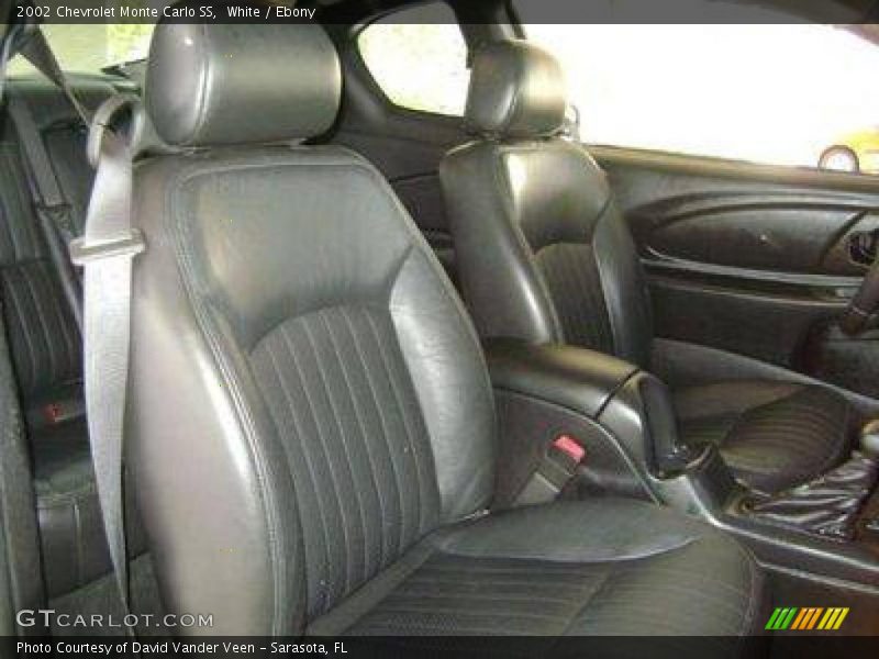 White / Ebony 2002 Chevrolet Monte Carlo SS