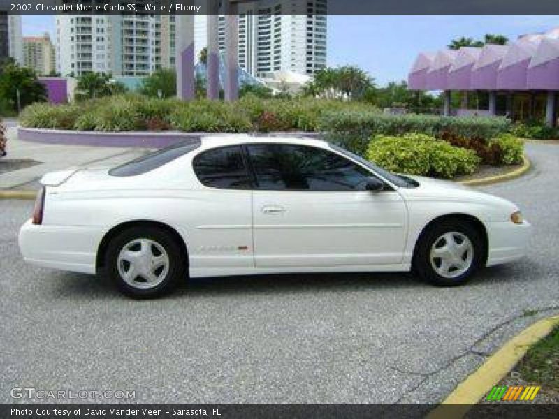 White / Ebony 2002 Chevrolet Monte Carlo SS