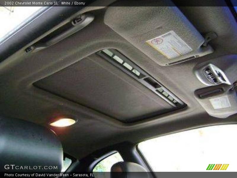 White / Ebony 2002 Chevrolet Monte Carlo SS