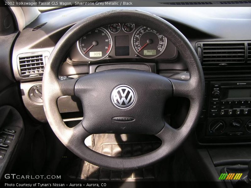 Silverstone Grey Metallic / Black 2002 Volkswagen Passat GLS Wagon