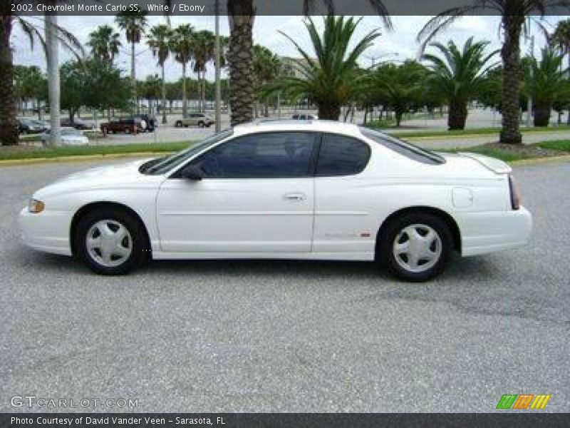 White / Ebony 2002 Chevrolet Monte Carlo SS