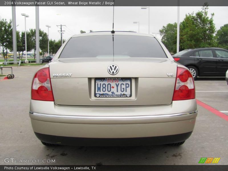 Wheat Beige Metallic / Beige 2004 Volkswagen Passat GLX Sedan