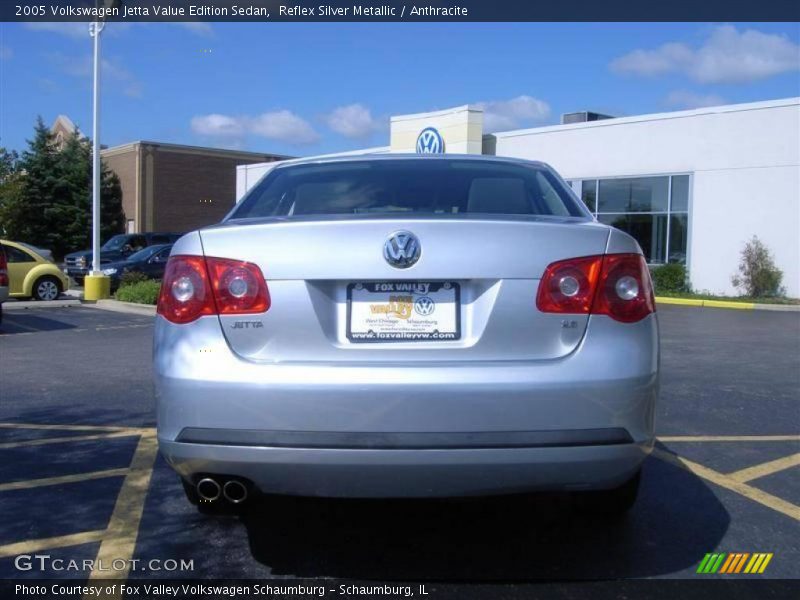 Reflex Silver Metallic / Anthracite 2005 Volkswagen Jetta Value Edition Sedan
