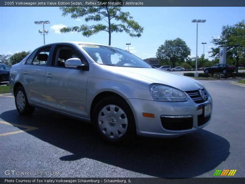 Reflex Silver Metallic / Anthracite 2005 Volkswagen Jetta Value Edition Sedan