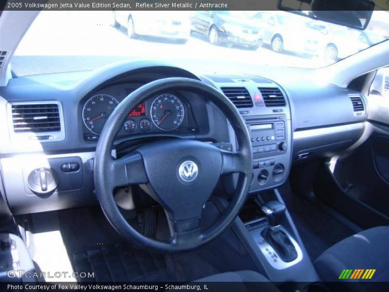 Reflex Silver Metallic / Anthracite 2005 Volkswagen Jetta Value Edition Sedan