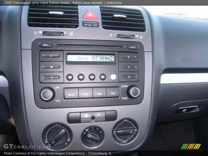 Reflex Silver Metallic / Anthracite 2005 Volkswagen Jetta Value Edition Sedan