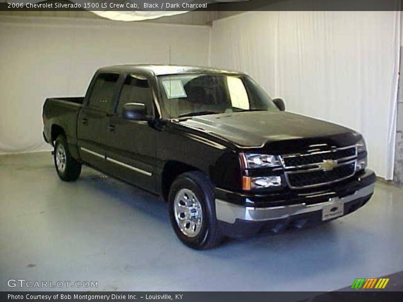 Black / Dark Charcoal 2006 Chevrolet Silverado 1500 LS Crew Cab
