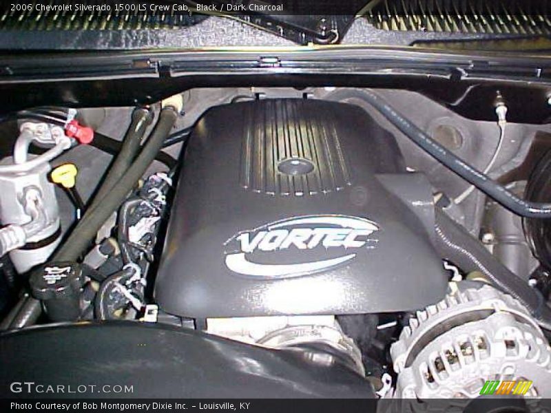 Black / Dark Charcoal 2006 Chevrolet Silverado 1500 LS Crew Cab