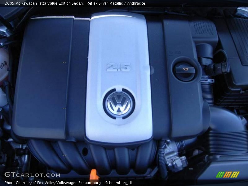 Reflex Silver Metallic / Anthracite 2005 Volkswagen Jetta Value Edition Sedan